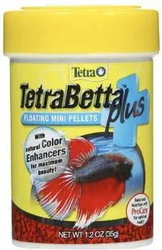 TetraBetta Plus Mini Pellets 1.2 oz.