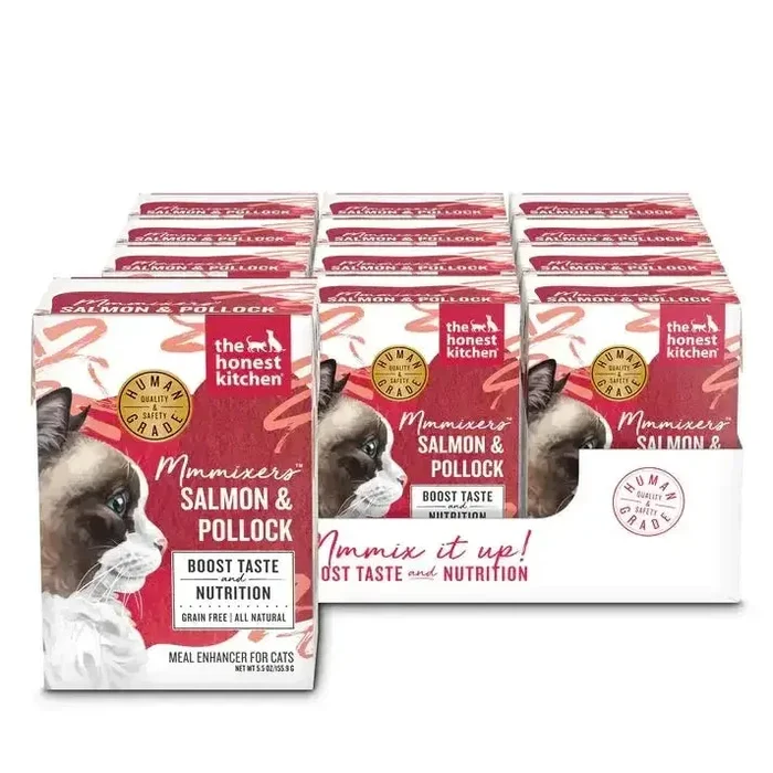 The Honest Kitchen Mmmixers Salmon & Pollock Cat Food Topper 12/5.5oz