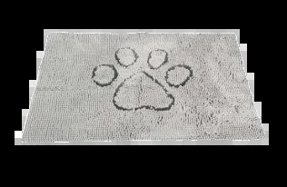 The Original Dirty Dog Doormat, Silver Grey