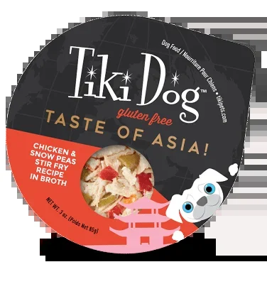 Tiki Dog Taste Of Asia Asian Chicken Stir Fry 3-oz, Wet Dog Food