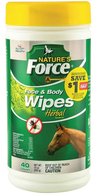 Toallitas faciales y corporales Nature’s Force