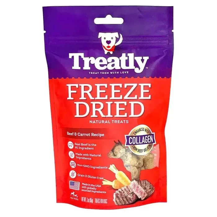 Treatly Freeze Dried Dog Treats 3 oz