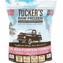 Tucker’s Dog Frozen Patties Complete Balance Salmon and Pumpkin – 3 lbs