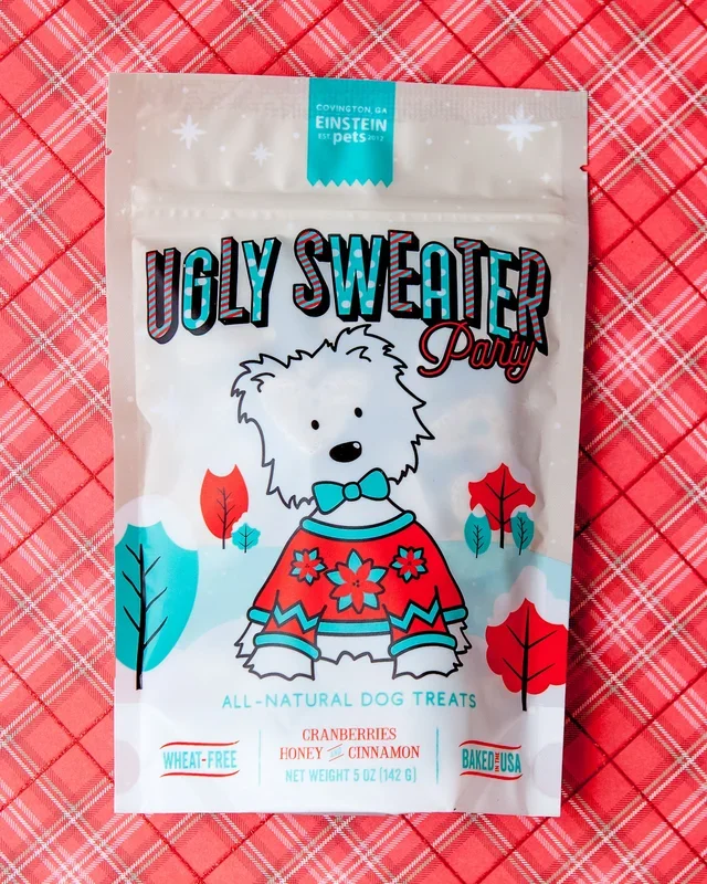 Ugly Sweater Party Holiday Dog Treats