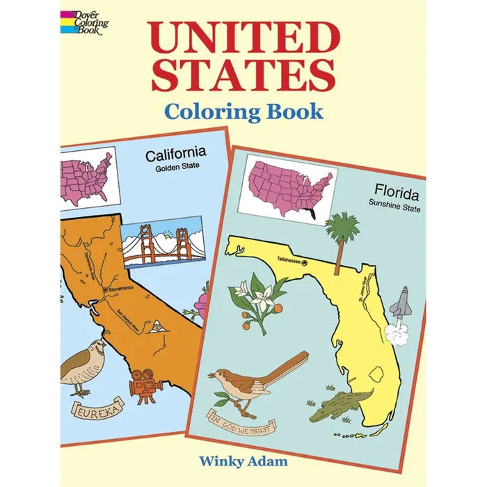 United States Coloring Book 9780486401683