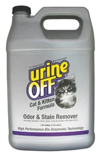 Urine Off Cat & Kitten Refill-Usa Stain and Odor Remover- – 1 Gal