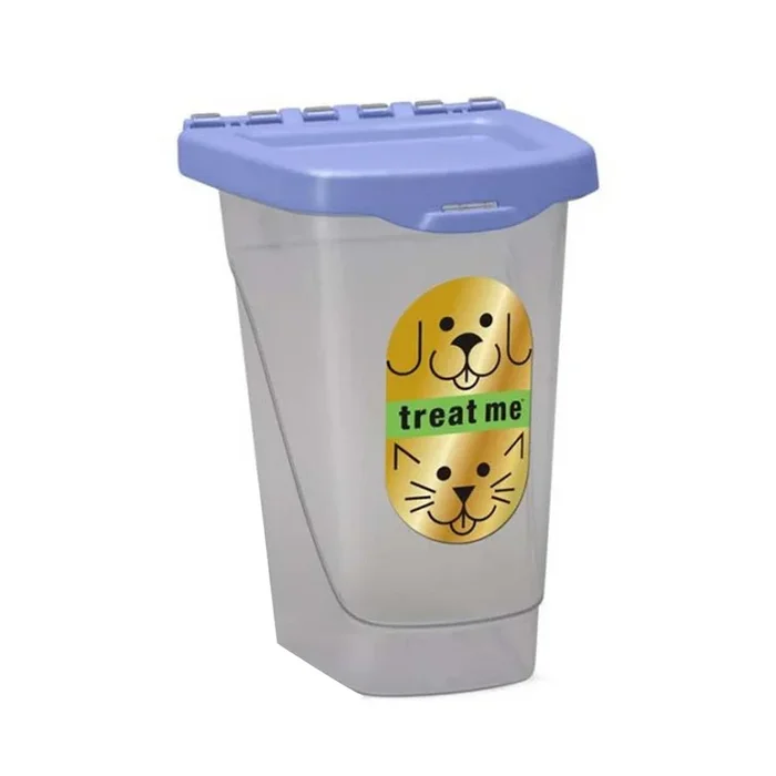 Van Ness Plastics, Van Ness Plastics Pet Treat Container, 1 Each / White, Clear