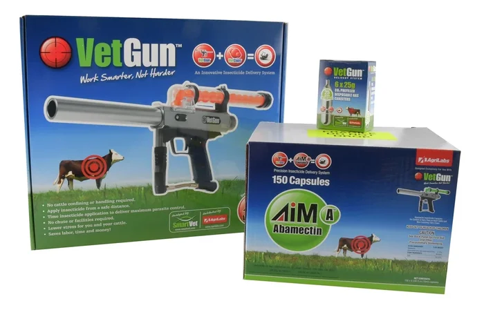 VetGun III AiM-A Cattle Fly Insecticide Delivery System – 150 Cow Producer Kit