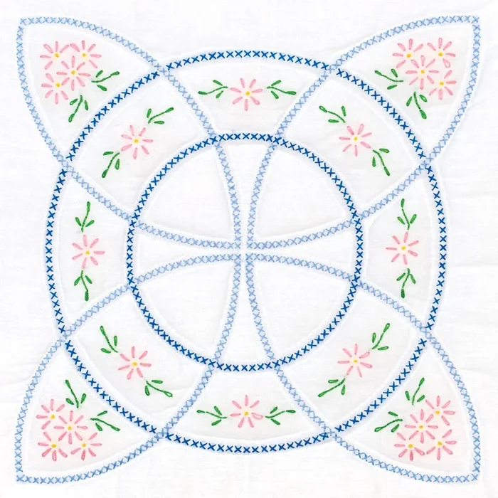 Vintage Design 18-Inch Quilt Blocks 732-736