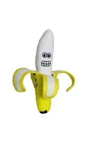 VIP Tuffy Funny Food Banana Dog Toy