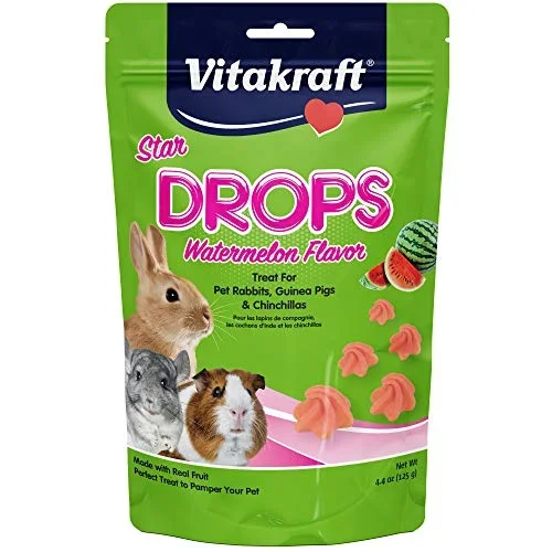 Vitakraft Star Drops Watermelon Flavor – 4.75 oz