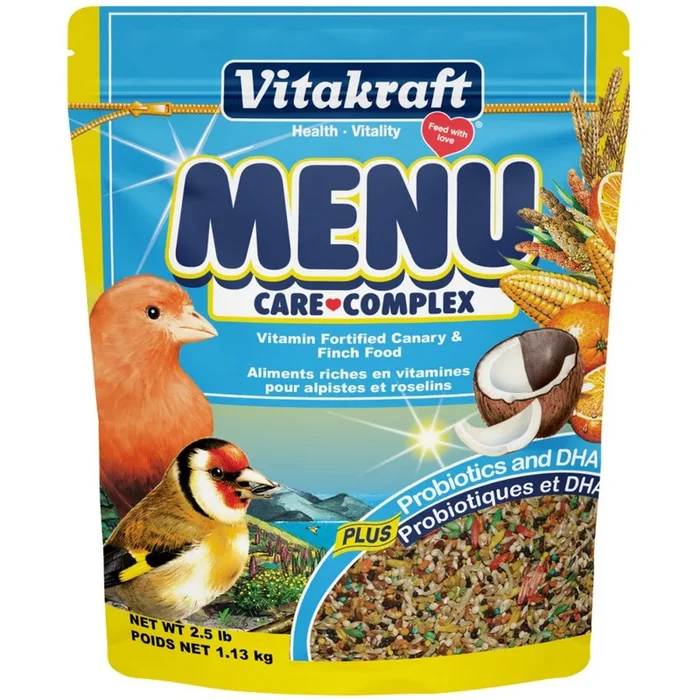 Vitakraft, Vitakraft Menu Canary & Finch Food, 2.5 Lbs