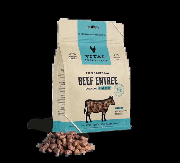 Vital Essentials Beef Crunchy Mini Nibs, 5.5oz