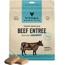 Vital Essentials Freeze Dried Beef Mini Patties, 14oz