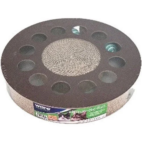 Ware, Cirque-De-Fun Corrugated Cat Toy, 13X13X2.5 IN