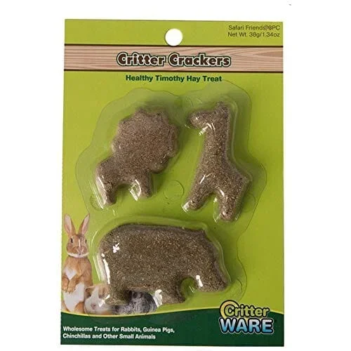 Ware Critter Crackers Safari Chews Small Animal Chewy Treats – 3 Count