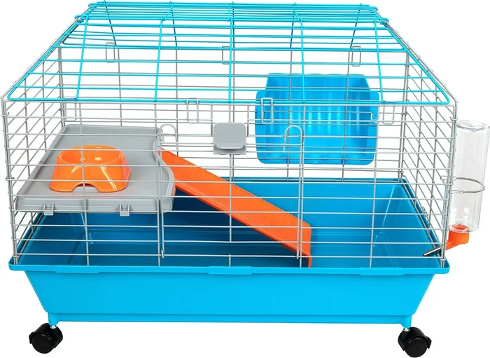 Ware Multi Color Rooftop Guinea Pig Cage – 17.5 X 29 X 20.5 In