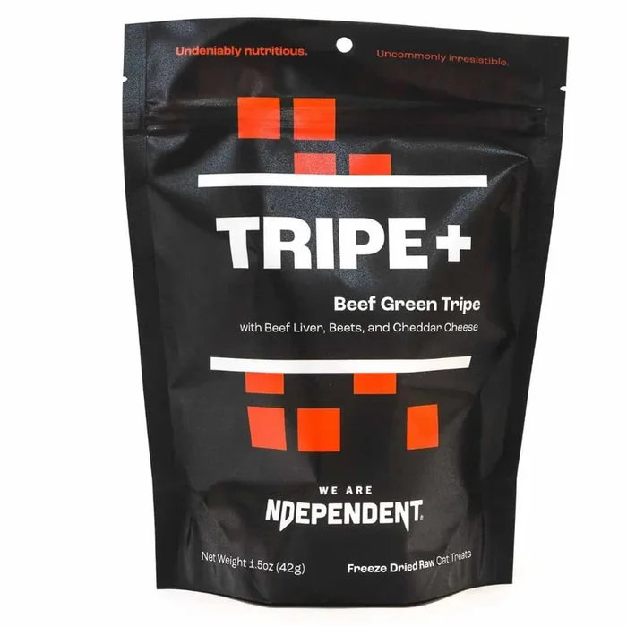 We Are Ndependent Beef Green Tripe+ Freeze-Dried Cat Treats – 1.5 Oz
