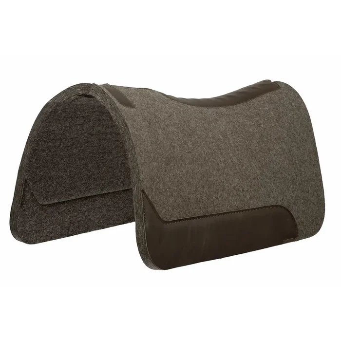 Weaver 100% Wool Contoured Horse Saddle Pad, 31″ x 32″ x 3/4″