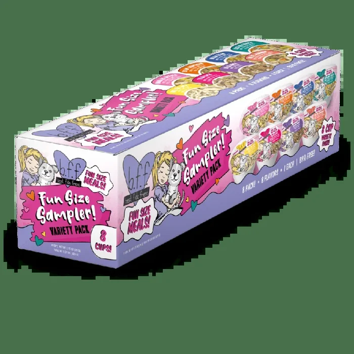 Weruva BFF Fun Size Sampler Variety Pack 2.75-oz, Wet Dog Food, Case Of 8