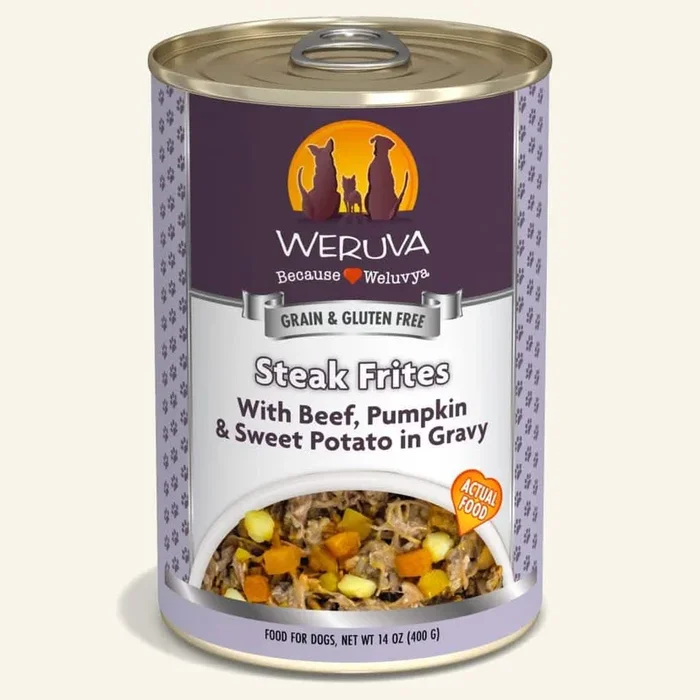 Weruva Dog 经典牛排炸薯条晚餐 牛肉/南瓜/红薯配肉汁