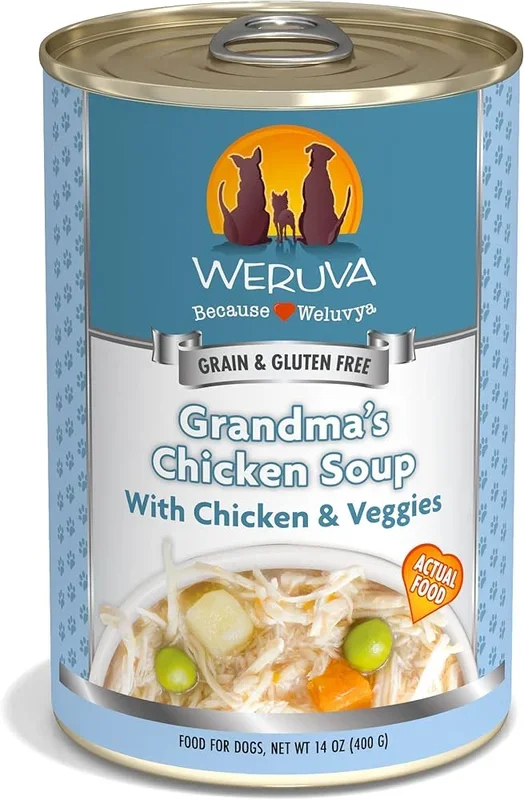 Weruva Grandma’s Chicken Soup Wet Dog Food (14oz)