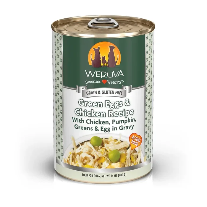 Weruva Green Eggs and Chicken Wet Dog Food (14oz)