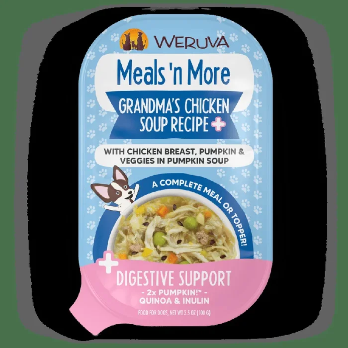 Weruva Meals ‘n More Grandma’s Chicken Soup Recipe Plus 3.5-oz, Wet Dog Food
