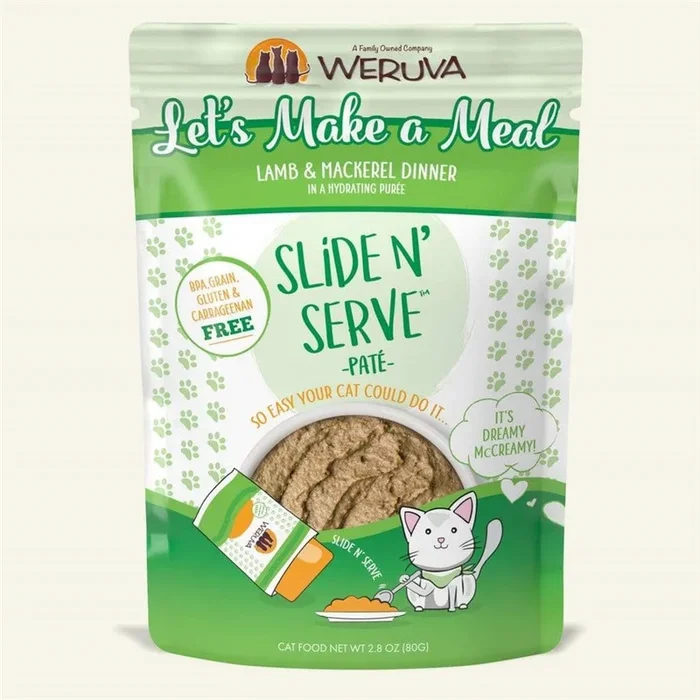 Weruva Slide and Serve Make-a-Meal Wet Cat Food – 5.5 Oz – Case of 12
