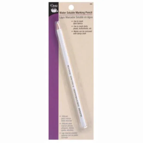 White Marking Pencil Water Soluble S-683-9
