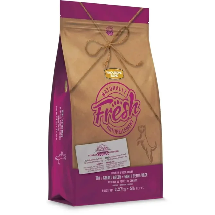 Wholesome Blend Naturally Fresh Toy / Small Breed Chicken & Duck Dry Dog Food 5lb