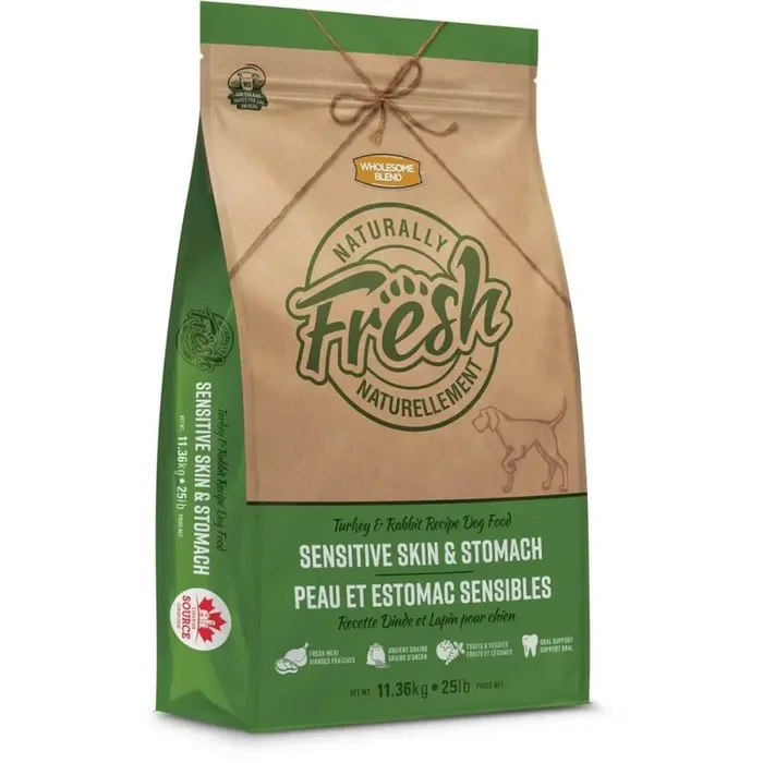 Wholesome Blend Naturally Fresh Turkey & Rabbit Sensitive Skin & Stomach Dry Dog Food