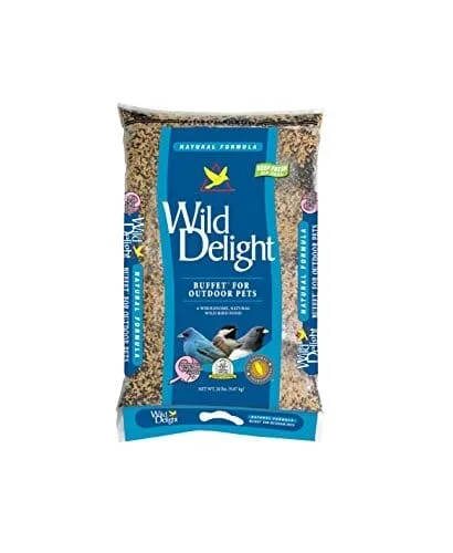 Wild Delight Buffet for Wild Birds Food Wild Bird Food Seed Mix – 20 Lbs