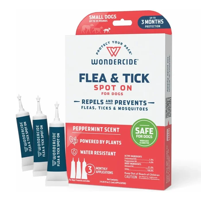 Wondercide Flea & Tick Spot On for Dogs – Peppermint