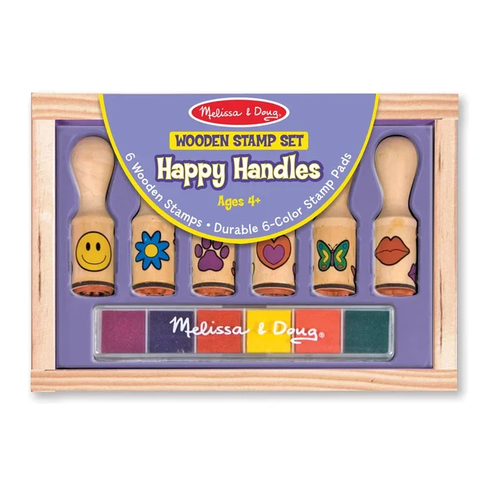 Wooden Stamp Set – Happy Handles 2407