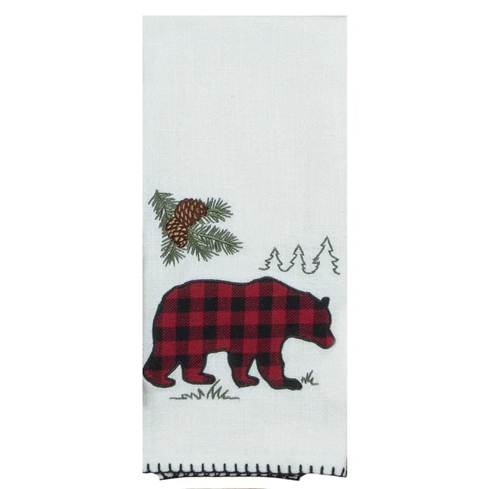 Woodland Bear Tea Towel R4216