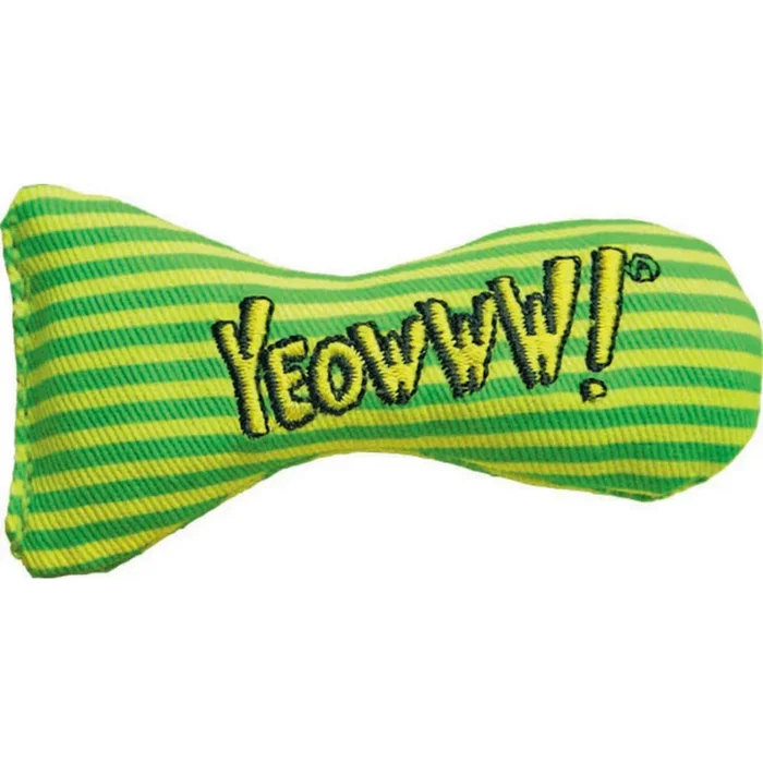 Yeowww! Catnip, Yeowww! Stinkies Catnip Toy, 3 Inches / 12 Pack (Yellow & Red)