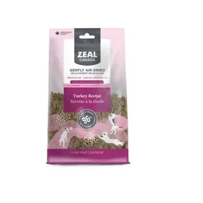 Zeal Grain-Free 96% Turkey Recipe Gently Air-Dried Dog Food – 5.5 Lbs