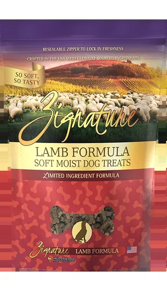 Zignature Soft Moist Treats Lamb Formula 4-oz, Dog Treat