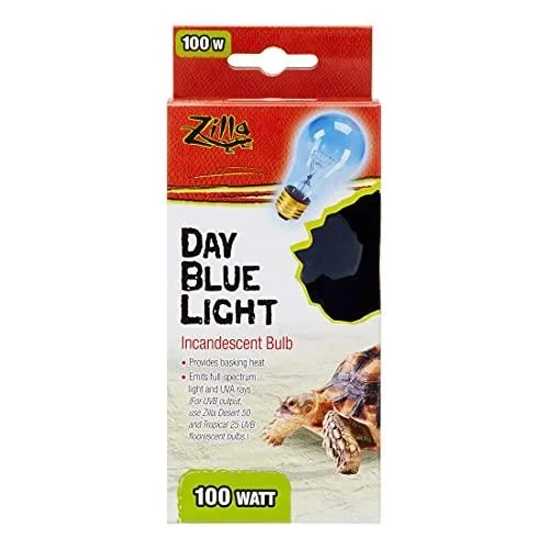 Zilla Incandescent Day Blue Light Bulb – 100 W