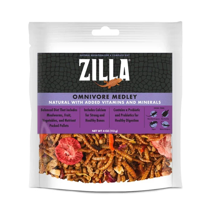 Zilla Medley Diet Omnivore Mix Omnivore Mix, 1ea/4 oz