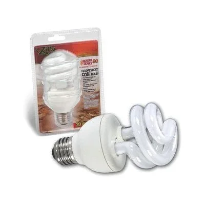 Zilla Pro-Series Desert Terrarium Reptile UVA and UVB Flourescent Coil Bulb – 20 Watt