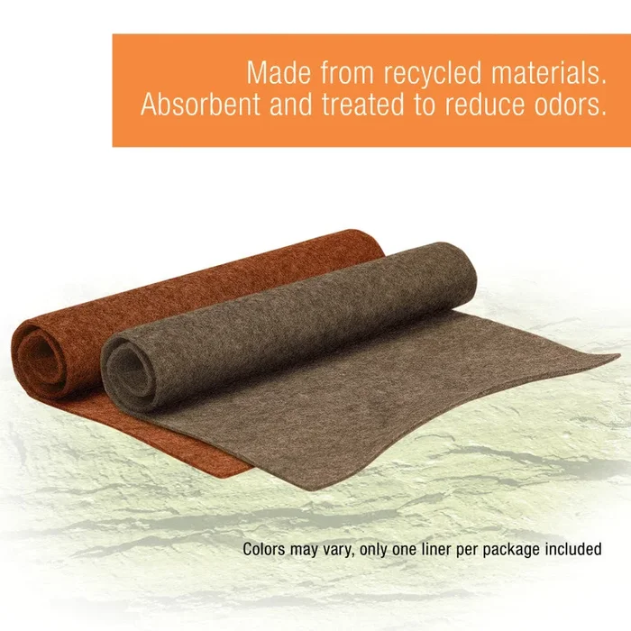 Zilla Reptile Terrarium Liner Brown, 1ea/20L/29/37 gal