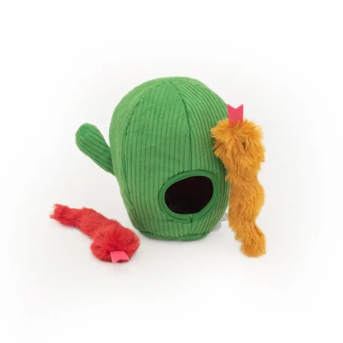 Zippy Paws Burrow Snakes in Cactus Interactive Crinkle and Plush Cat Toy – Small