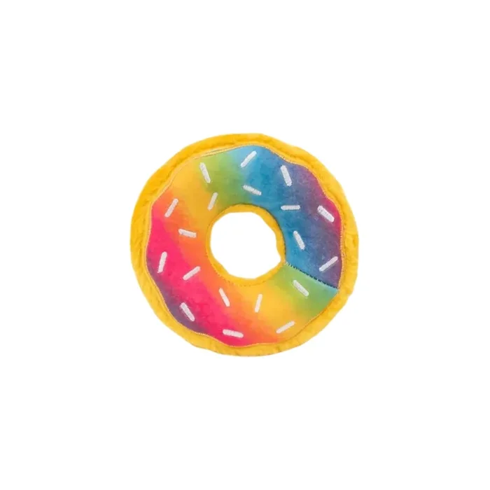 ZippyPaws Donutz Dog Toy Rainbow, 1ea/MD