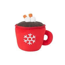 ZippyPaws Holiday Hot Cocoa Plush Dog Toy