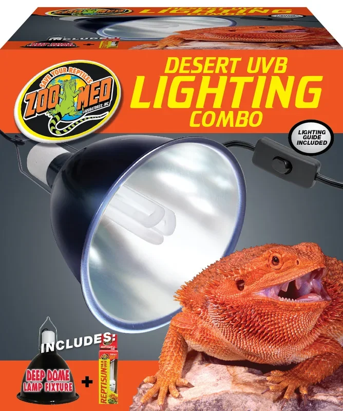Zoo Med Desert UVB Lighting Combo