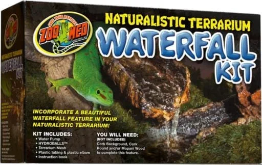 Zoo Med Laboratories Naturalistic Terrarium Waterfall Kit with Pump and Accessories