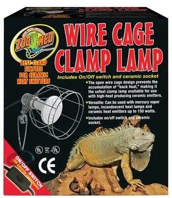 Zoo Med Laboratories Repti Wire Cage Clamp Lamp