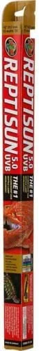 Zoo Med Laboratories ReptiSun 5.0 UVB High-Output T8 Reptile Fluorescent Replacement Bulb – 17 Watt – 24″ Inches
